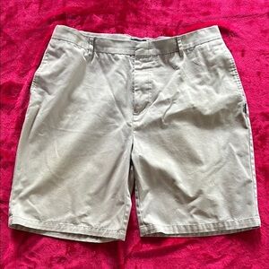 Parker Mens Khaki Shorts Adjustable Waist Size 38H